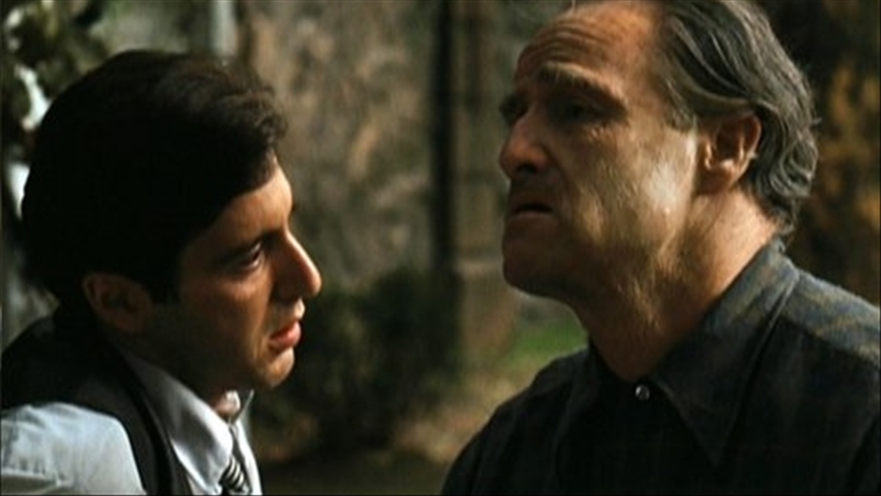 Vito and Michael Corleone