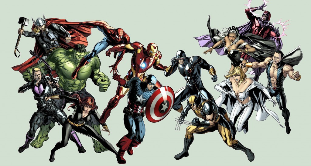 x men vs vingadores