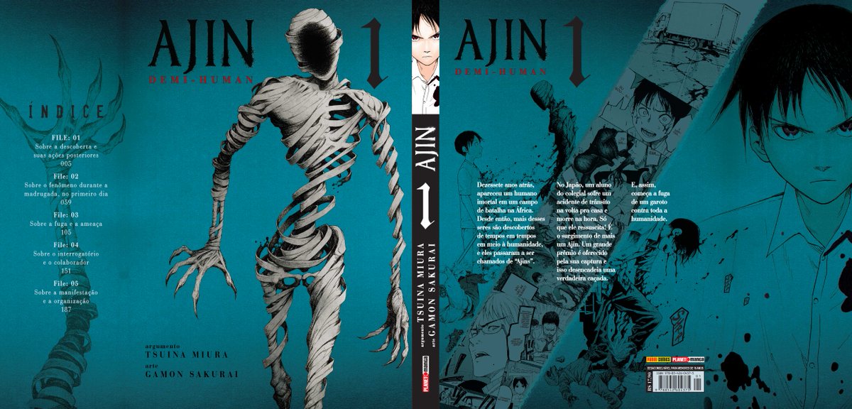 Resenha] Ajin #1  Tsuina Miura & Gamon Sakurai - Cine Mundo