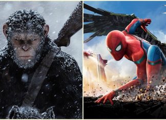 Estreia de “Planeta dos Macacos: A Guerra” ultrapassa bilheteria de “Homem Aranha: De volta ao Lar”