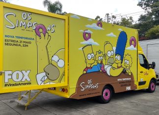 Truck itinerante com a sala de “Os Simpsons” irá circular por São Paulo
