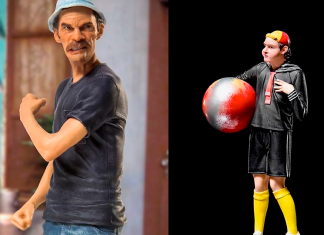 Iron Studios divulga colecionáveis oficiais do Quico e Sr. Madruga