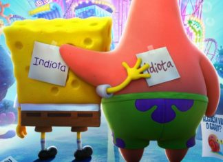 Veja o cartaz hilário de “Bob Esponja – O Incrível Resgate”