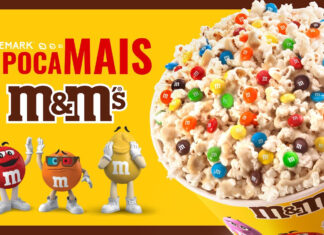Cinemark e MARS lançam pipoca exclusiva com novo sabor