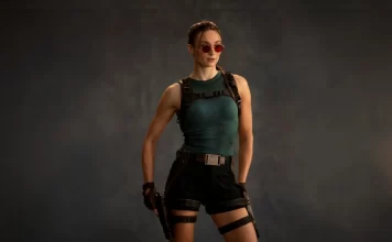 Confira novas imagens de Sophie Turner nas gravações de “Tomb Raider”